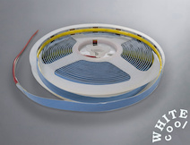 Світлодіодна стрічка (неізольована), COB 320L, 12W/м, 8мм, білий (6000 K)