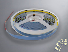 Светодиодная лента (неизолированная), COB 320L ,12W/м, 8мм, теплый белый (3000 K)