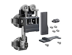 Комплект для системи складних/розсувних дверей Hettich WingLine L light без нижньої напрямної, лівий, 12кг, з функцією самозакривання, сірий