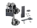 Комплект для системи складних/розсувних дверей Hettich WingLine L light без нижньої напрямної, правий, 12кг, з функцією самозакривання, антарцит