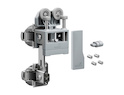 Комплект для системы складных/раздвижных дверей Hettich WingLine L light без нижней направляющей, левый, 12кг, без функции самозакрывания, серый
