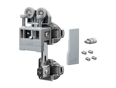 Комплект для системы складных/раздвижных дверей Hettich WingLine L light без нижней направляющей, правый, 12кг, без функции самозакрывания
