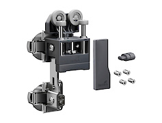 Комплект для системи складних/розсувних дверей Hettich WingLine L light без нижньої напрямної, лівий, 12кг, без функції самозакривання, антрацит