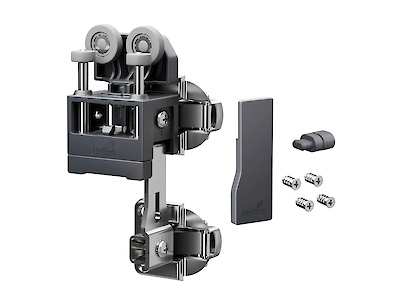 Комплект для системы складных/раздвижных дверей Hettich WingLine L light без нижней направляющей, правый, 12кг, без функции самозакрывания