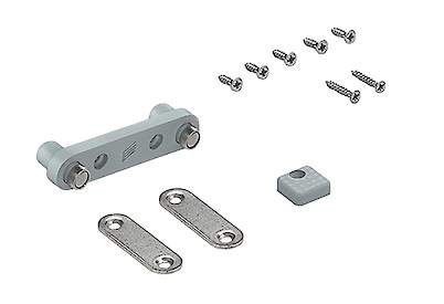 Магнитный фиксатор Hettich для механизма Pull to move, под запрессовку Wing Line L , серый
