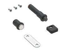 Комплект магнітних фіксаторів Hettich у закритому положенні для механізму Push to move, антрацит