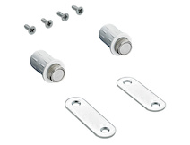 Магнітний фіксатор Hettich для механізму Pull to move, дизайн версія, під запресування, білий