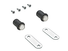 Магнітний фіксатор Hettich для механізму Pull to move, дизайн версія, під запресування, антрацит