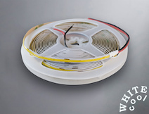 Світлодіодна стрічка (неізольована), COB 480L, 10W/м, 24V, 5мм, білий (5500 K)