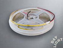 Світлодіодна стрічка (неізольована), COB 480L, 10W/м, 24V, 5мм, нейтральний білий (4300 K)