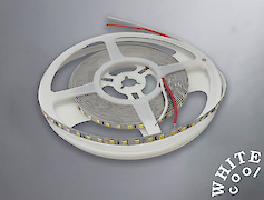 Світлодіодна стрічка (неізольована) SMD2835-120L, 24V, 13.5W/м, 8мм, білий (7000-7500K)