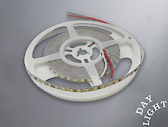 Світлодіодна стрічка (неізольована) SMD2835-120L, 24V, 13.5W/м, 8мм, нейтральний білий (4000-4500K)