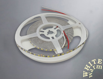 Світлодіодна стрічка (неізольована) SMD2835-120L, 24V, 13.5W/м, 8мм, теплий білий (2800-3200K)