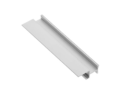 Алюмінієвий профіль під LED стрічку, GLAX MINI  для полиць, L=2 м, алюміній