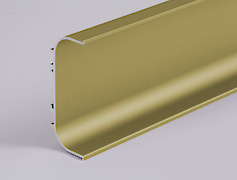 Профіль C подібний для фасадів без ручок (ФБР) L= 5950 мм золото