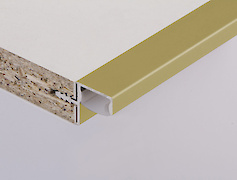 Профіль для фасадів без ручок (ФБР) в верхній модуль під LED-підсвічування L=5950мм золото
