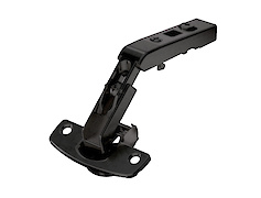 Петля Hettich Sensys 9930 для складных дверей углового шкафа без функции самозакрывания (Intermat 9930), угол открывания 50°, черный обсидиан