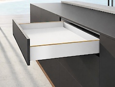 Комплект боковин ящика AvanTech YOU, h=101 L=450, белый