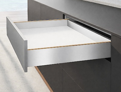 Комплект боковин ящика Hettich AvanTech YOU, h=101 L=550, серебро
