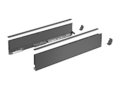 Комплект боковин ящика Hettich AvanTech YOU, h=101 L=650, антрацит