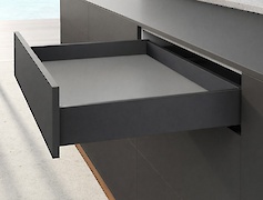 Комплект боковин Hettich AvanTech YOU, h=101 L=650, антрацит