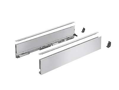 Комплект боковин ящика Hettich AvanTech YOU, h=101 L=650, серебро