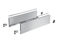 Комплект боковин ящика Hettich AvanTech YOU, h=139 L=300, серебро