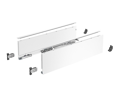 Комплект боковин ящика Hettich AvanTech YOU, h=139 L=400, белый