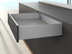 Комплект боковин Hettich AvanTech YOU, h=139 L=550, серебро