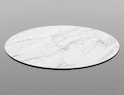Столешница круглая D=100см из компакт плиты F800 ST9 Мрамор Хрусталь, с фаской