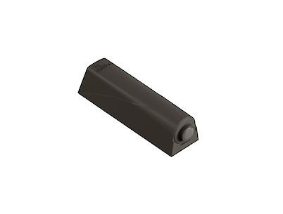 Выталкиватель для фасадов P2O Magnet Hettich, накладной, ороткий ход, антрацит