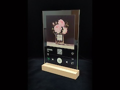 Музичний постер А4 з дерев’яною підставкою