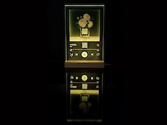 Музыкальный постер – фото А4 на стекле с подсветкой