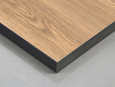 -Egger 13мм H3322 ST17 Дуб Ровато натуральний світлий із чорним внутрішнім наповненням 2790х2060х13