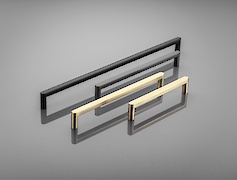 Ручка GTV NYXA, 128 мм графит светлый