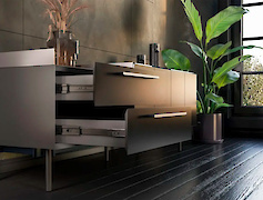 ручка GTV NYXA L-360 мм, графіт світлий ( UZ-NYXA-320-18)