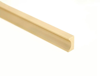 Мебельная ручка профильная GTV GROOVE, L=1200 мм, золото браш (UA-GROOVE-1200-22)