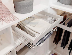 Кошик-шухляда з дроту Elite GTV 600 мм з доводчиком, білий