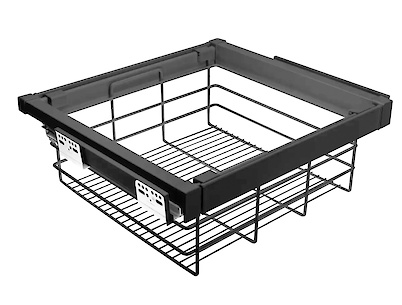 Кошик-шухляда з дроту Elite GTV 800 мм з дотягувачем, антрацит