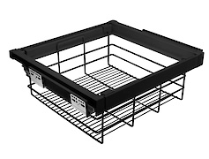 Кошик-шухляда з дроту Elite GTV 800 мм з дотягувачем, чорний