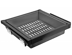 Кошик металевий перфорований ELITE GTV 900мм, з дотягувачем, антрацит