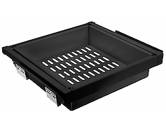 Кошик металевий перфорований ELITE GTV 900мм, з дотягувачем, чорний