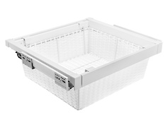 Кошик із ротанга ПВХ ELITE GTV 900мм, з доводчиком, білий