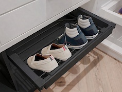 Кошик для взуття з  Elite GTV 900 мм з дотягувачем, чорний