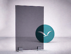 Скло Planibel Dark Grey 4 мм 3210х2250