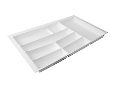 Лоток для столових приладів Volpato для модуля шириною 900мм (840х490), білий