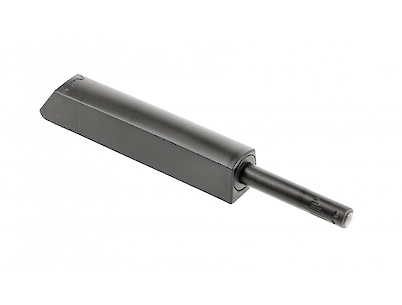 Виштовхувач для фасадів GTV SALTO NOVA накладний довгий з силіконовим закінченням, чорний