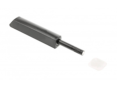 Виштовхувач для фасадів GTV SALTO NOVA накладний довгий з магнітним закінченням, чорний