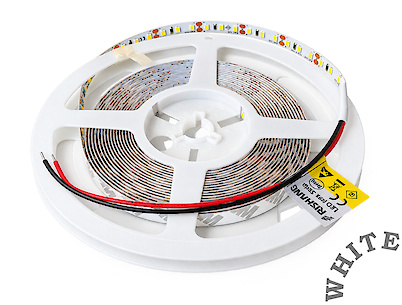 Світлодіодна стрічка (неізольована) SMD2835-120L, 24V, 8,6W/м, 8мм, білий (5000K)