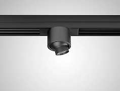 Світильник трековий ROUND-2, система GTV TRACKO, 24V, 1W, 1x3030 LED, IP20, 4000K, чорний